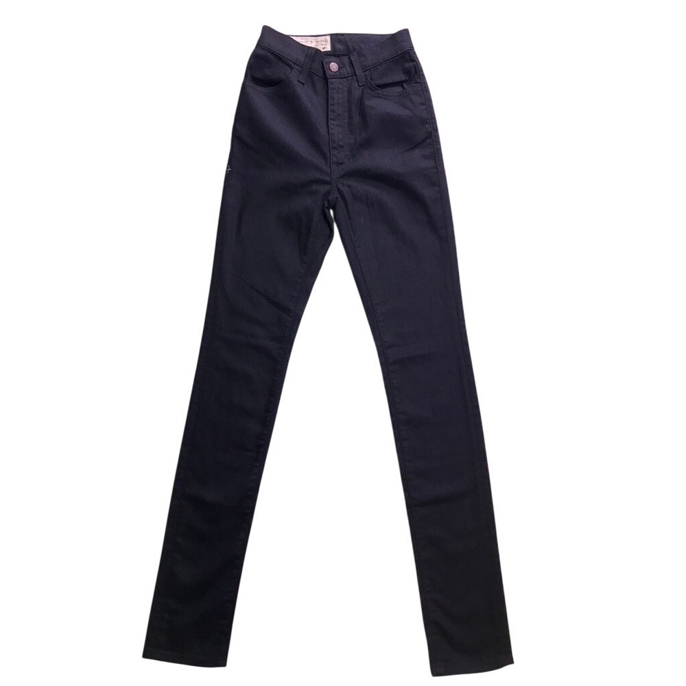 Imogene + Willie Elizabeth Jeans Women 23 Black High Rise Skinny Stretch Denim
